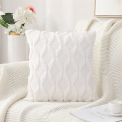 New Winter Fur Decorative Home Plush Pillow Case Bed Room Cushion Cover, Cheap Car Seat Decoration Sofa Throw Cushion Cover/