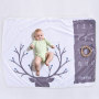 Background Calendar Milestone Blanket, Lovely Baby Soft Blanket High Quality Photography Blanket/