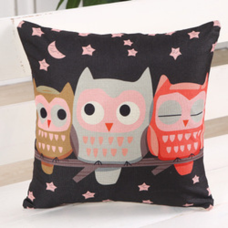 Elephant Sofa Cushion Cover,Funny Cushion Cover Square/