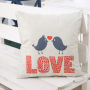 Elephant Sofa Cushion Cover,Funny Cushion Cover Square/