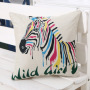 Elephant Sofa Cushion Cover,Funny Cushion Cover Square/