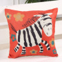 Elephant Sofa Cushion Cover,Funny Cushion Cover Square/