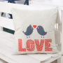 Elephant Sofa Cushion Cover,Funny Cushion Cover Square/