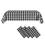 Wholesale Custom plaid Picnic Rectangle Disposable Waterproof Plastic Tablecloth For Kitchen Party Birthday