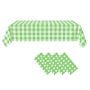 Wholesale Custom plaid Picnic Rectangle Disposable Waterproof Plastic Tablecloth For Kitchen Party Birthday