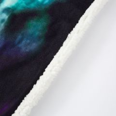 3D Digital Printed Pattern Lazy Blanket with Sleeves, Oversized Wearable Lunch Break Blanket/