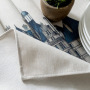 Castle British  Style Tablecloth, Cotton And Linen Digital Printing Waterproof Tablecloth /