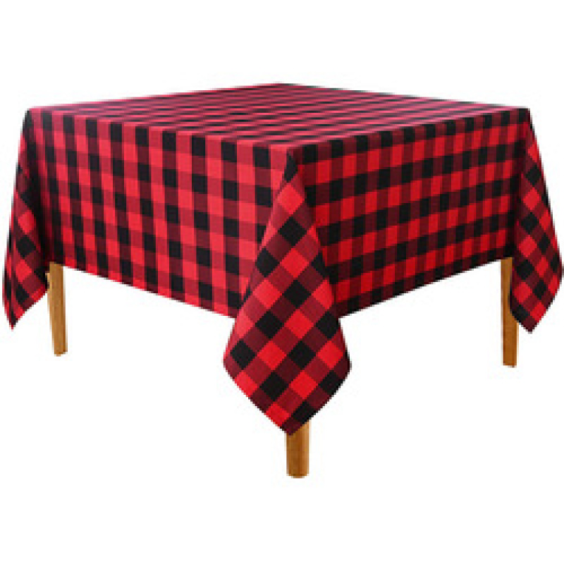 Wholesale Top Quality Easy Carry Outdoor Plaid Rectangle Polyester Table Runner For Living room Party Wedding