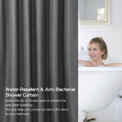 2019 new design high quality custom breathable wholesale shower curtains