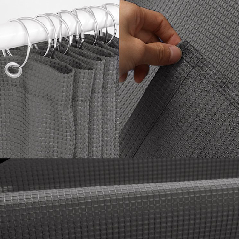 2019 new design high quality custom breathable wholesale shower curtains