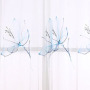 flower livingroom curtain blackout, cheap thermal insulated curtains