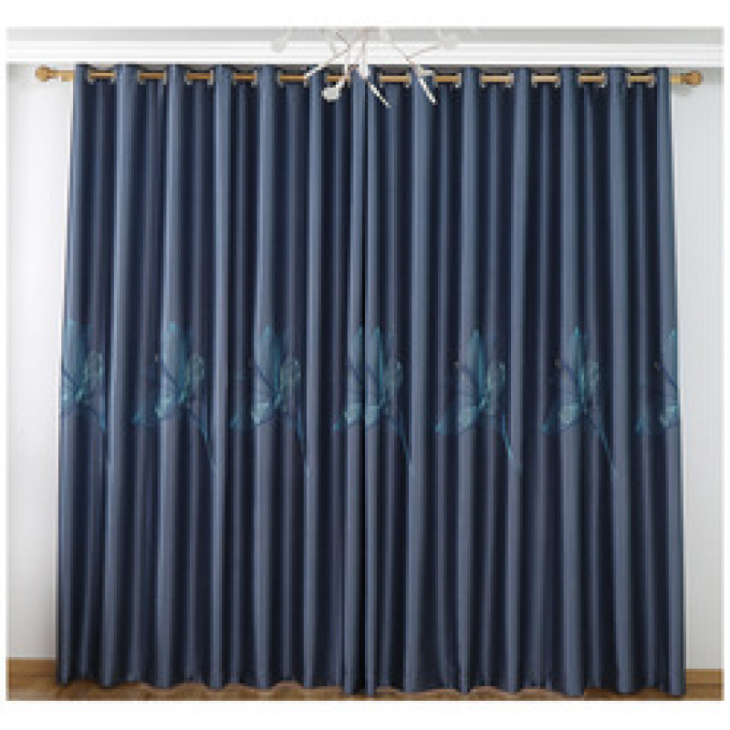 flower livingroom curtain blackout, cheap thermal insulated curtains