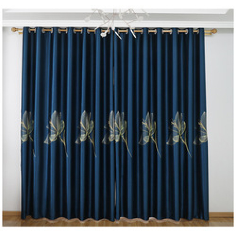 flower livingroom curtain blackout, cheap thermal insulated curtains