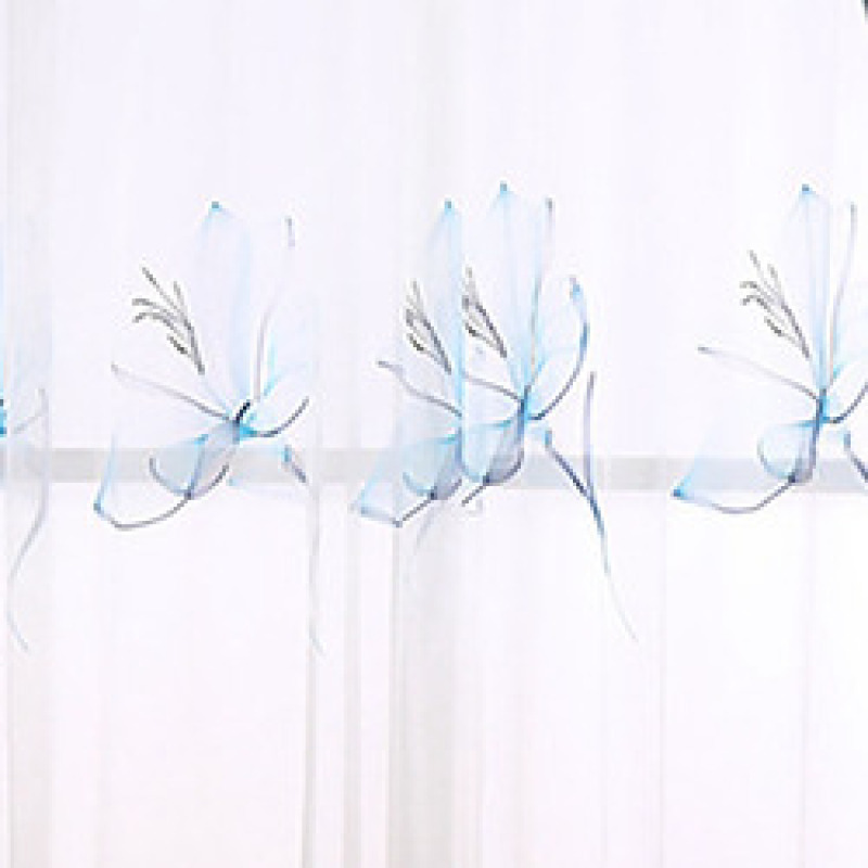 flower livingroom curtain blackout, cheap thermal insulated curtains