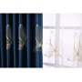 flower livingroom curtain blackout, cheap thermal insulated curtains