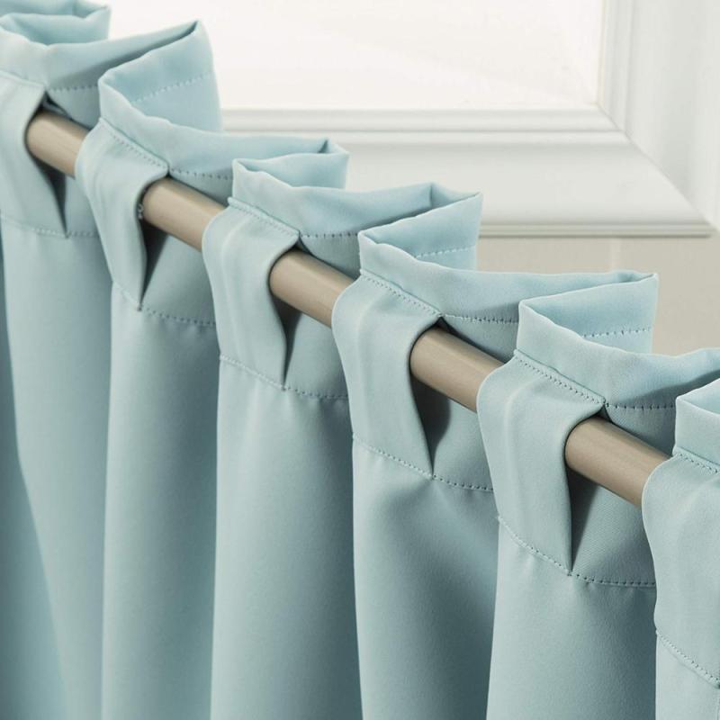 Different types classic turquoise african bedroom partition curtains ready made