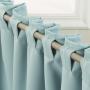 Different types classic turquoise african bedroom partition curtains ready made
