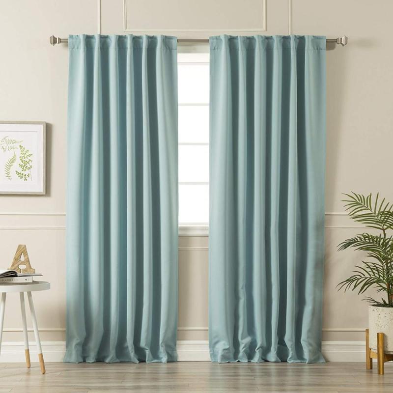 Different types classic turquoise african bedroom partition curtains ready made