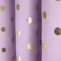 High quality spot design floral print blackout curtain fabric cafe wave point living room curtain