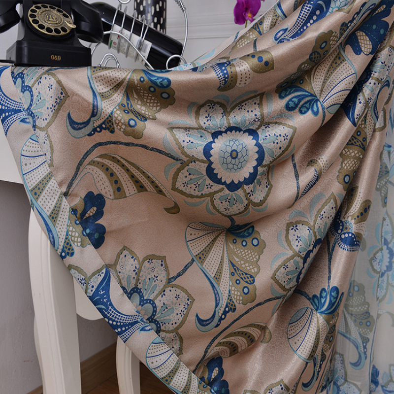 Best Selling  Livingroom Blackout Curtain, Wholesale Dressing Room Polyester Printing Curtain/