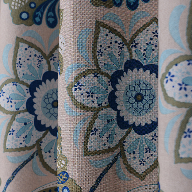 Best Selling  Livingroom Blackout Curtain, Wholesale Dressing Room Polyester Printing Curtain/
