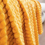 Soft Blanketsyellow Warm Sofa Throw Blanket Cover  Mat For Dogs Pets Winter Thick Fleece/