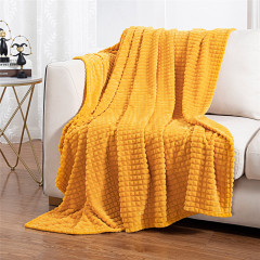 Soft Blanketsyellow Warm Sofa Throw Blanket Cover  Mat For Dogs Pets Winter Thick Fleece/