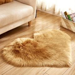 Home Decorative Living Room Faux Sheepskin Petal Rugs, High  Wool Carpet Woolen Blanket$