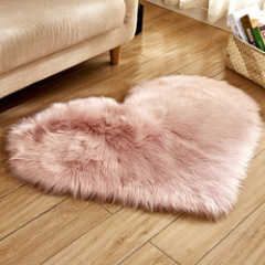 Home Decorative Living Room Faux Sheepskin Petal Rugs, High  Wool Carpet Woolen Blanket$