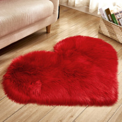 Home Decorative Living Room Faux Sheepskin Petal Rugs, High  Wool Carpet Woolen Blanket$