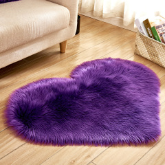 Home Decorative Living Room Faux Sheepskin Petal Rugs, High  Wool Carpet Woolen Blanket$