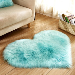 Home Decorative Living Room Faux Sheepskin Petal Rugs, High  Wool Carpet Woolen Blanket$