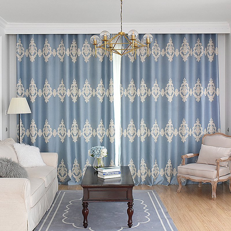 Luxury Living Room Sets Blackout Cortinas Precios,Decorativas Jacquard Curtain For Bedroom Set#