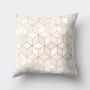 New Design 3D Brief Marble Geometric Cushion Cover, Designer Waterproof Cushion Pillow With Cover/