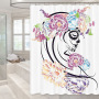 2022 Print Shower Curtain For Bathroom Waterproof Bathroom Shower Curtain Sets Shower Curtain