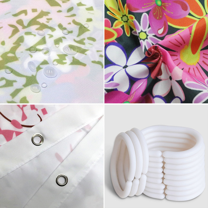 2022 Print Shower Curtain For Bathroom Waterproof Bathroom Shower Curtain Sets Shower Curtain