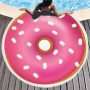 Custom Logo Donuts Printing Beach Towel, Microfiber Round Quick Dry Beach Towel#