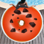Custom Logo Donuts Printing Beach Towel, Microfiber Round Quick Dry Beach Towel#