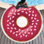Custom Logo Donuts Printing Beach Towel, Microfiber Round Quick Dry Beach Towel#
