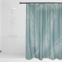 Nordic Shower Curtain Waterproof Bathroom Shower Curtain, Thick Anti-Mold Partition Curtain Set Free Punch
