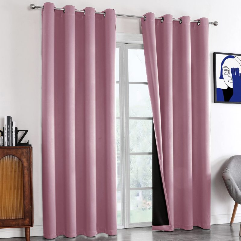 Curtains & Drapes 100% blackout window curtains blackout balcony turkish bedroom beautiful blackout window curtains