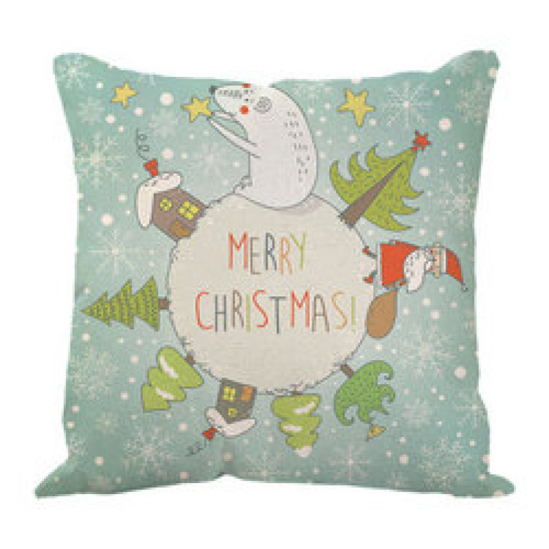 Wholesale Christmas Decorative Couch Cotton Linen 18