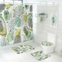 2021 Best Selling 3D Bath Printed Geometric Pattern Shower Curtain Set,Luxury Latest Custom Bathroom Shower Curtain and Rugs/