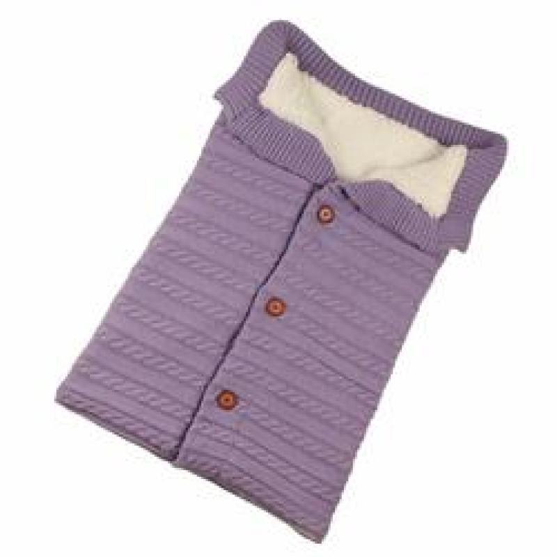 Winter Baby Sleeping Bag Infant Envelope for Stroller Thicken Warm Sleepsack Newborn Stroller Windproof Anti-kick Blanket Button