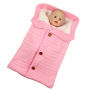 Winter Baby Sleeping Bag Infant Envelope for Stroller Thicken Warm Sleepsack Newborn Stroller Windproof Anti-kick Blanket Button