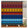 Wholesale African Geometry Ethnic Style Shower Curtain, Digital Print Polyester Mildewproof Waterproof Shower Curtain/
