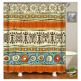Wholesale African Geometry Ethnic Style Shower Curtain, Digital Print Polyester Mildewproof Waterproof Shower Curtain/