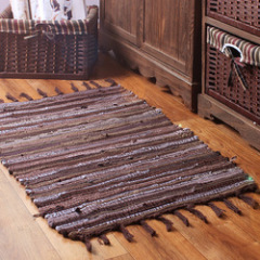 Cotton fiber splicing Homestay hotel home decoration mexican boho Long strip absorbent floor mat for Bedroom bedside kitchen