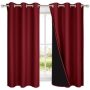 Hot selling Solid color 100%high shading curtain ,100% Blackout double layer curtain  living room