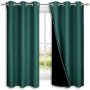Hot selling Solid color 100%high shading curtain ,100% Blackout double layer curtain  living room